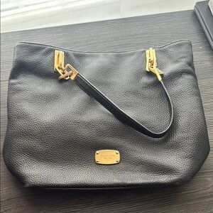 Michael Kors Black Leather Bag